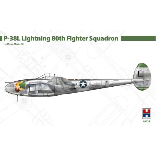P-38L Lightning 80th Fighter Squadron - Hobby 2000 48028