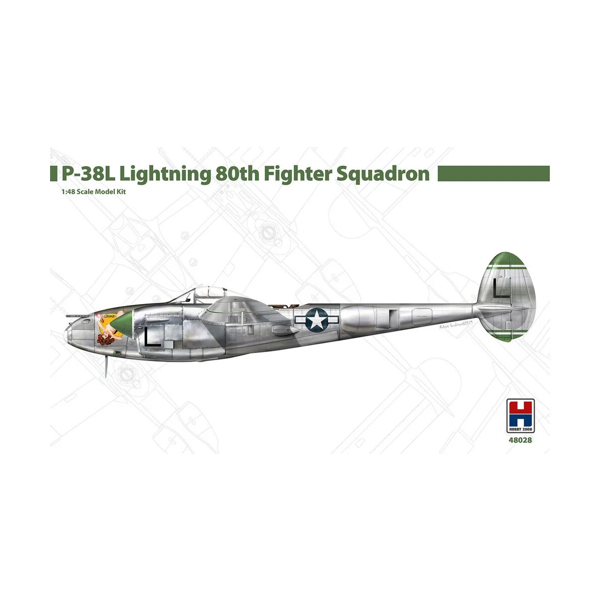 P-38L Lightning 80th Fighter Squadron - Hobby 2000 48028