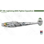 P-38L Lightning 80th Fighter Squadron, 1/48 - Hobby 2000 48028 P-38L Lightning 80th Fighter Squadron, 1/48 - Hobby 2000 48028
