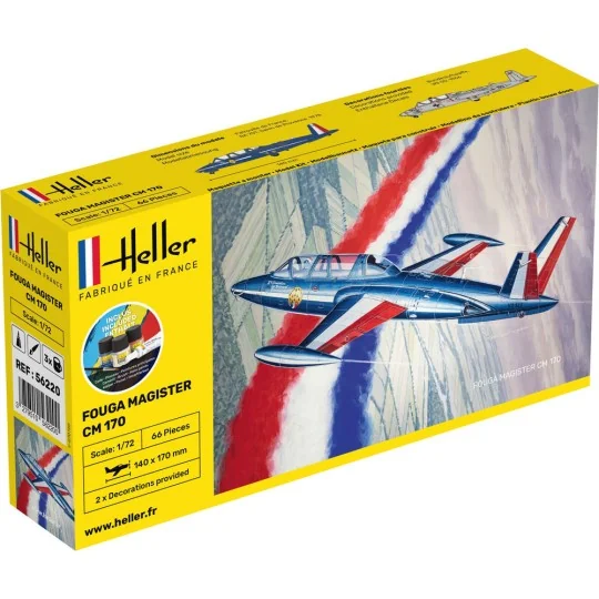 STARTER KIT Fouga Magister CM 170 - Heller 56220