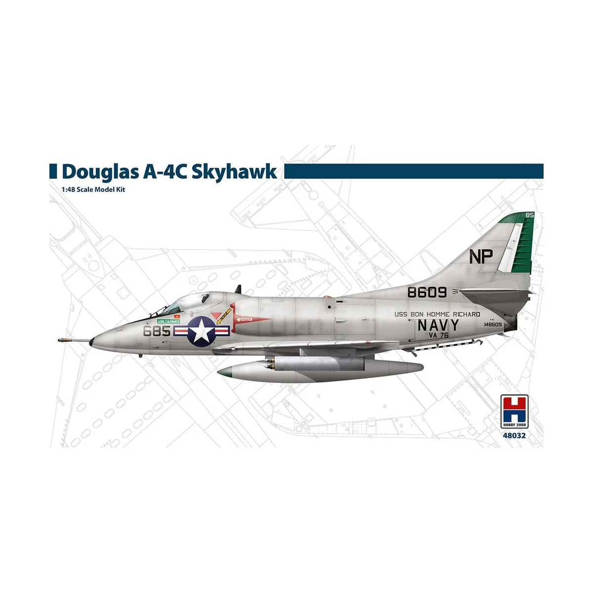 Douglas A-4C Skyhawk, 1/48 - Hobby 2000 48032 Douglas A-4C Skyhawk, 1/48 - Hobby 2000 48032