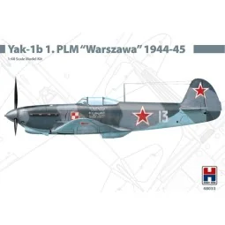 Yak-1b 1. PLM Warszawa 1944-45, 1/48 - Hobby 2000 48033