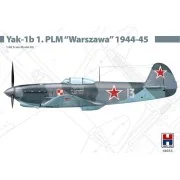 Yak-1b 1. PLM Warszawa 1944-45, 1/48 - Hobby 2000 48033 Yak-1b 1. PLM Warszawa 1944-45, 1/48 - Hobby 2000 48033