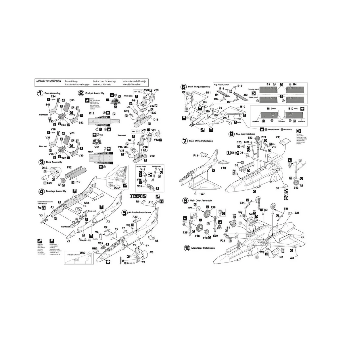 Douglas A-4N Skyhawk AYIT Early, 1/48 - Hobby 2000 H2K48039