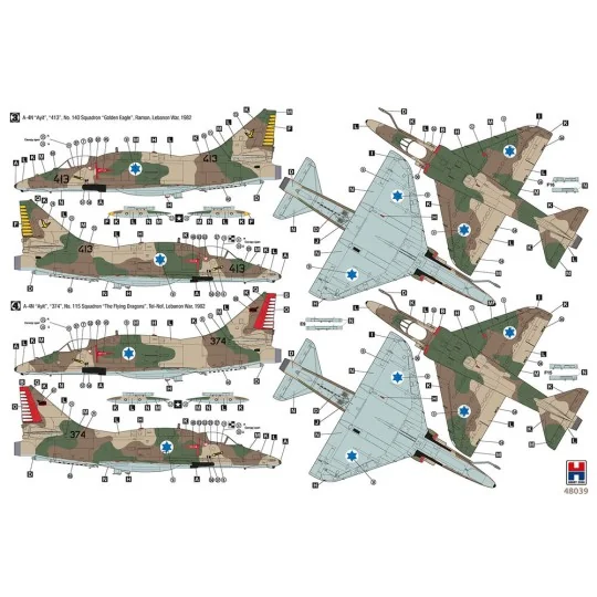 Douglas A-4N Skyhawk AYIT Early, 1/48 - Hobby 2000 H2K48039