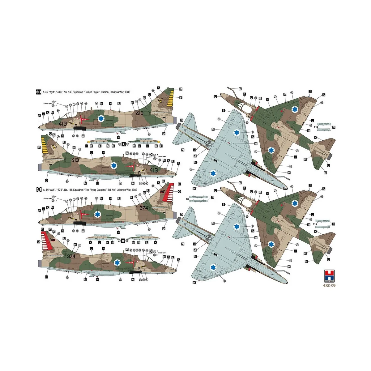Douglas A-4N Skyhawk AYIT Early, 1/48 - Hobby 2000 H2K48039