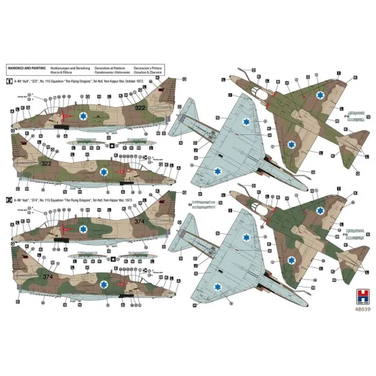 Douglas A-4N Skyhawk AYIT Early, 1/48 - Hobby 2000 H2K48039