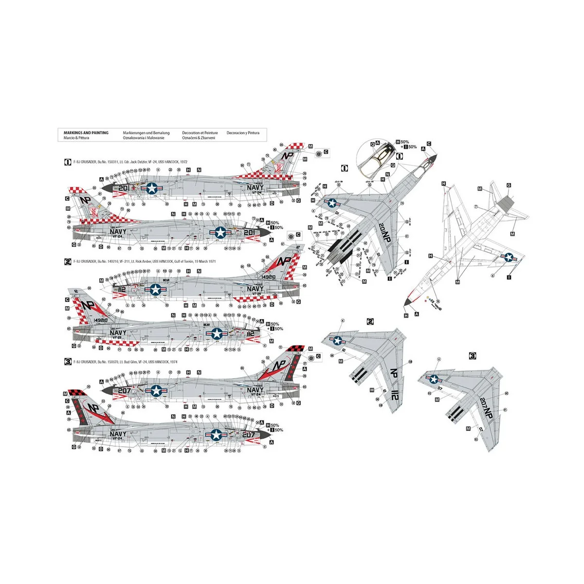 F-8J Crusader, 1/48 - Hobby 2000 48040 F-8J Crusader, 1/48 - Hobby 2000 48040