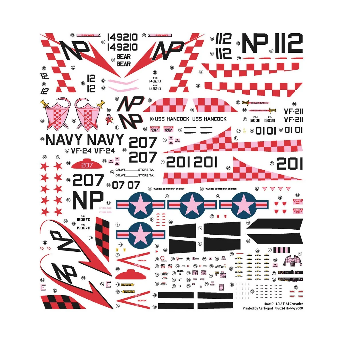 F-8J Crusader, 1/48 - Hobby 2000 48040 F-8J Crusader, 1/48 - Hobby 2000 48040