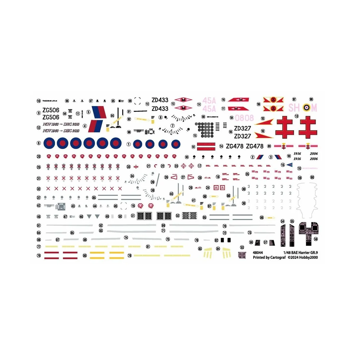 Harrier GR.9, 1/48 - Hobby 2000 48044 Harrier GR.9, 1/48 - Hobby 2000 48044