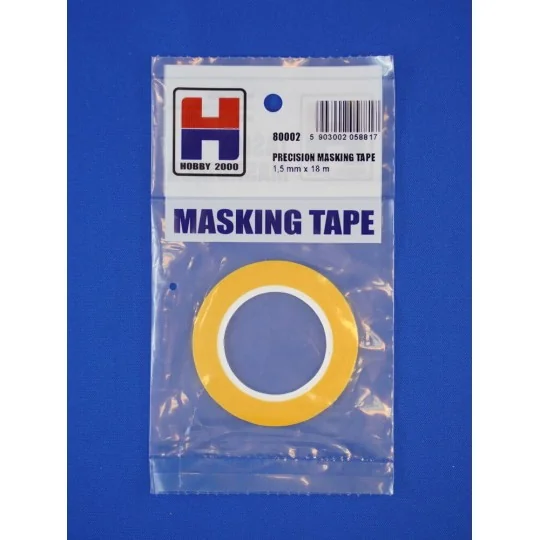Precision Masking Tape 1, 5 mm x 18 m - Hobby 2000 80002