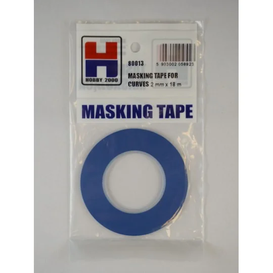 Masking Tape For Curves 2 mm x 18 m - Hobby 2000 80013