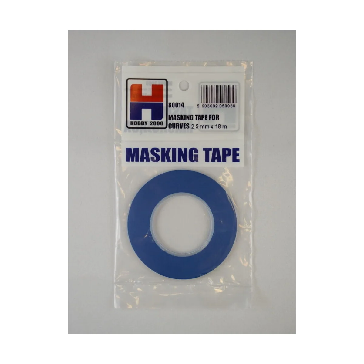Masking Tape For Curves 2,5 mm x 18 m - Hobby 2000 80014