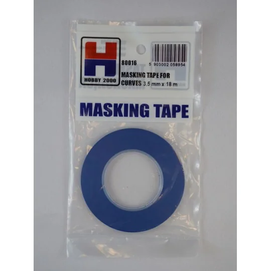 Masking Tape For Curves 3, 5 mm x 18 m - Hobby 2000 80016