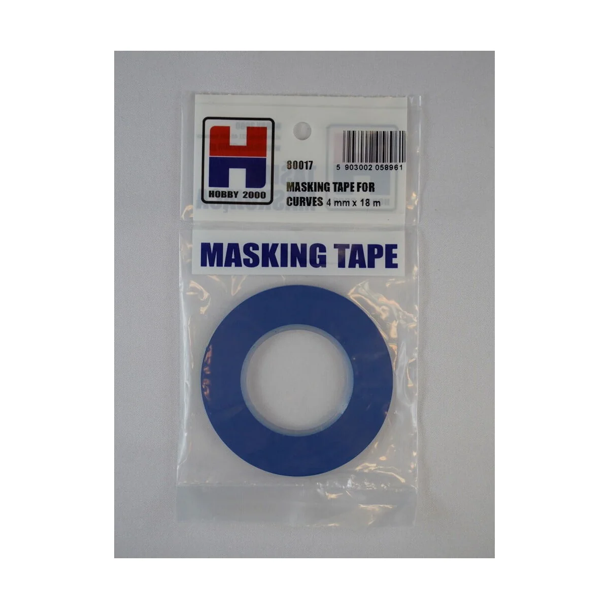 Masking Tape For Curves 4 mm x 18 m - Hobby 2000 80017