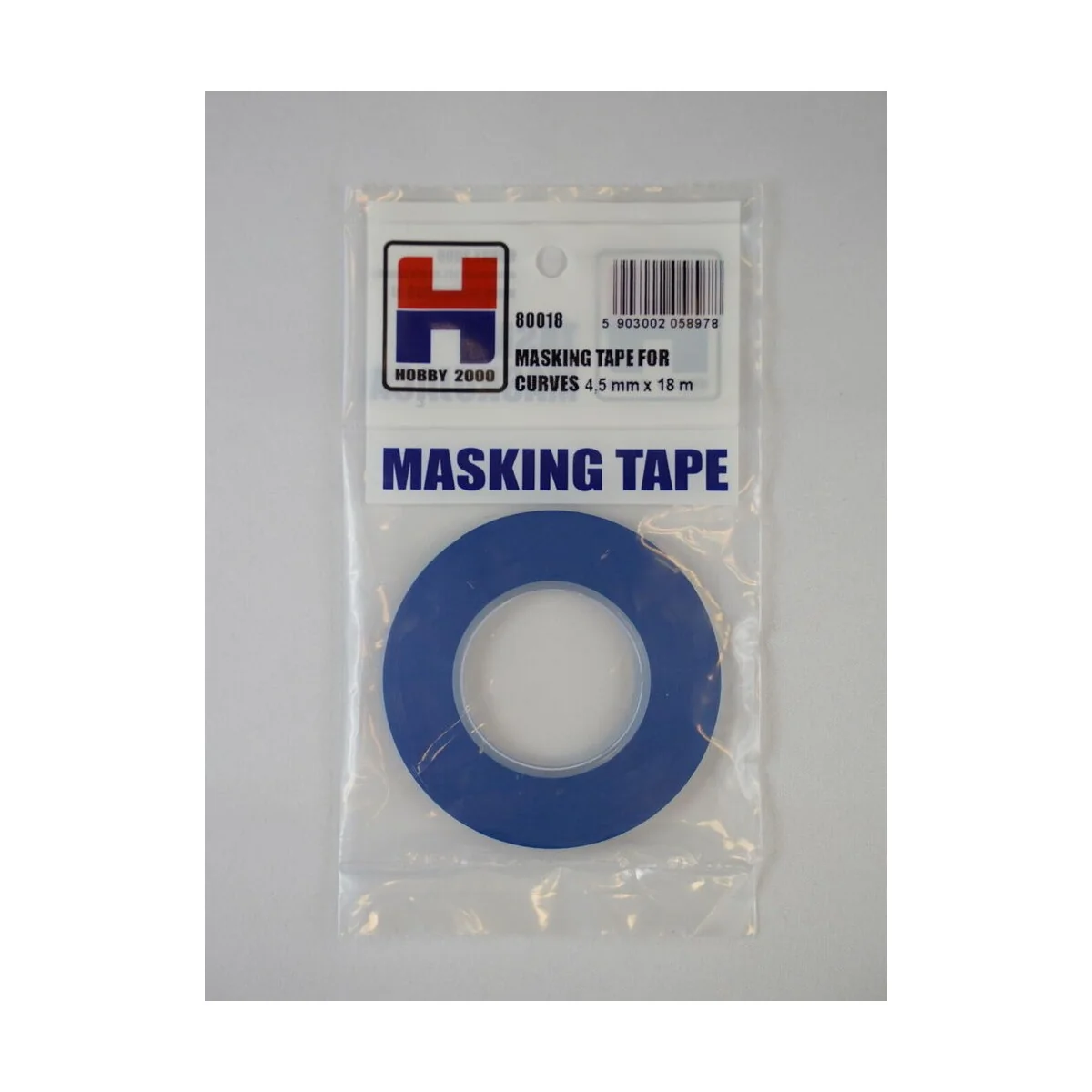 Masking Tape For Curves 4, 5 mm x 18 m - Hobby 2000 80018