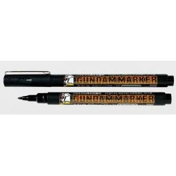 Mr Hobby -Gunze Black (Brush Type) Marker - Mr Hobby - Gunze GM-20