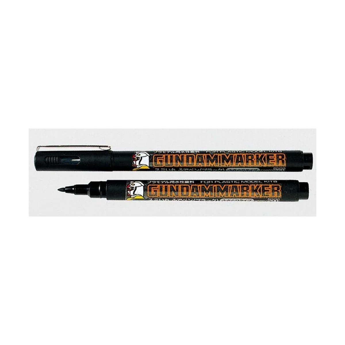Mr Hobby -Gunze Black (Brush Type) Marker - Mr Hobby - Gunze GM-20