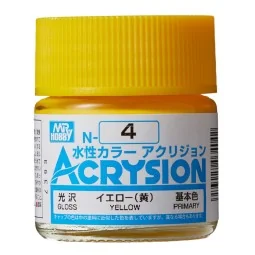 Mr Hobby -Gunze Acrysion (10 ml) Yellow - Mr Hobby - Gunze N-004