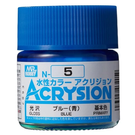 Mr Hobby -Gunze Acrysion (10 ml) Blue - Mr Hobby - Gunze N-005