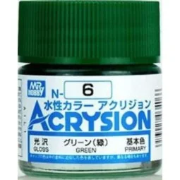 Mr Hobby -Gunze Acrysion (10 ml) Green - Mr Hobby - Gunze N-006