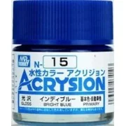 Mr Hobby -Gunze Acrysion (10 ml) Bright Blue - Mr Hobby - Gunze N-015 Mr Hobby -Gunze Acrysion (10 ml) Bright Blue - Mr Hobby - Gunze N-015