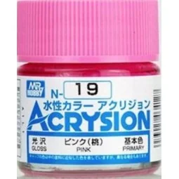 Mr Hobby -Gunze Acrysion (10 ml) Pink - Mr Hobby - Gunze N-019