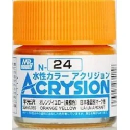 Mr Hobby -Gunze Acrysion (10 ml) Orange Yellow - Mr Hobby - Gunze N...