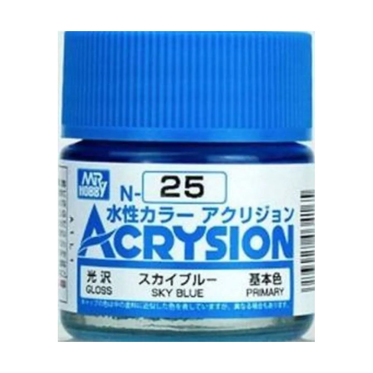Mr Hobby -Gunze Acrysion (10 ml) Sky Blue - Mr Hobby - Gunze N-025