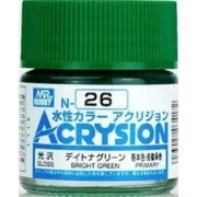 Mr Hobby -Gunze Acrysion (10 ml) Bright Green - Mr Hobby - Gunze N-026 Mr Hobby -Gunze Acrysion (10 ml) Bright Green - Mr Hobby - Gunze N-026