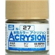 Mr Hobby -Gunze Acrysion (10 ml) Tan - Mr Hobby - Gunze N-027 Mr Hobby -Gunze Acrysion (10 ml) Tan - Mr Hobby - Gunze N-027