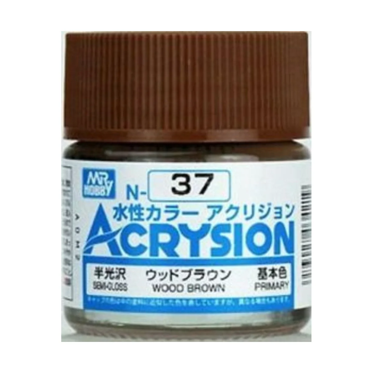 Mr Hobby -Gunze Acrysion (10 ml) Wood Brown - Mr Hobby - Gunze N-037