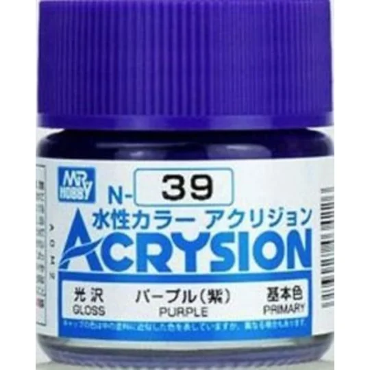 Mr Hobby -Gunze Acrysion (10 ml) Purple - Mr Hobby - Gunze N-039