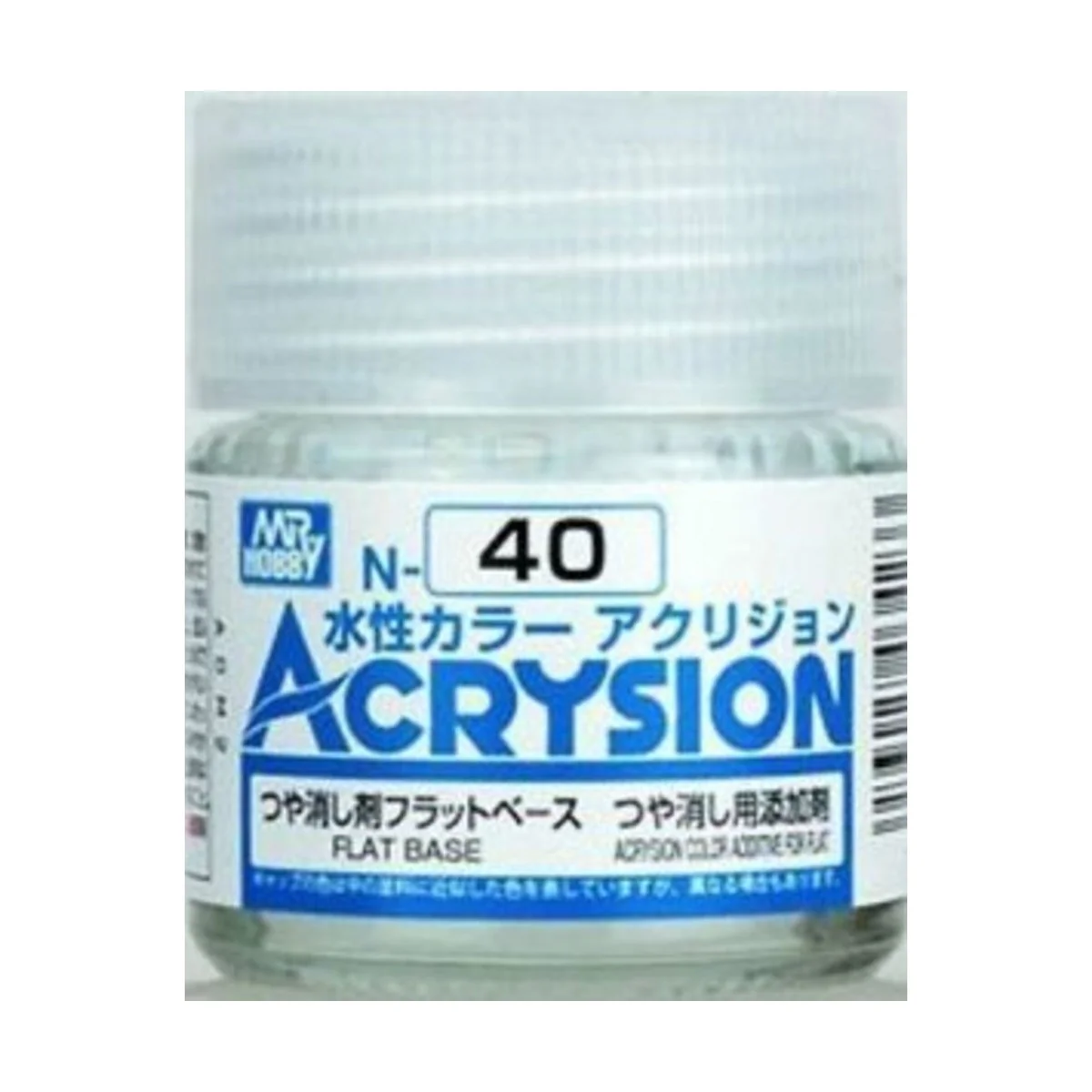 Mr Hobby -Gunze Acrysion (10 ml) Flat Base - Mr Hobby - Gunze N-040 Mr Hobby -Gunze Acrysion (10 ml) Flat Base - Mr Hobby - Gunze N-040