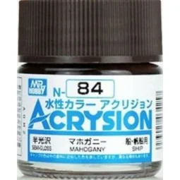 Mr Hobby -Gunze Acrysion (10 ml) Mahogany - Mr Hobby - Gunze N-084