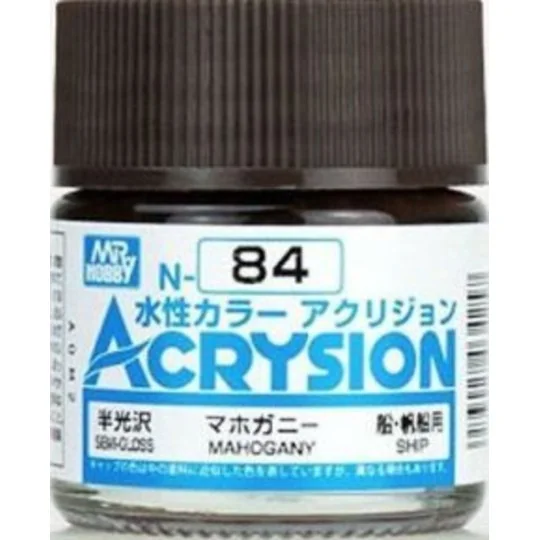 Mr Hobby -Gunze Acrysion (10 ml) Mahogany - Mr Hobby - Gunze N-084