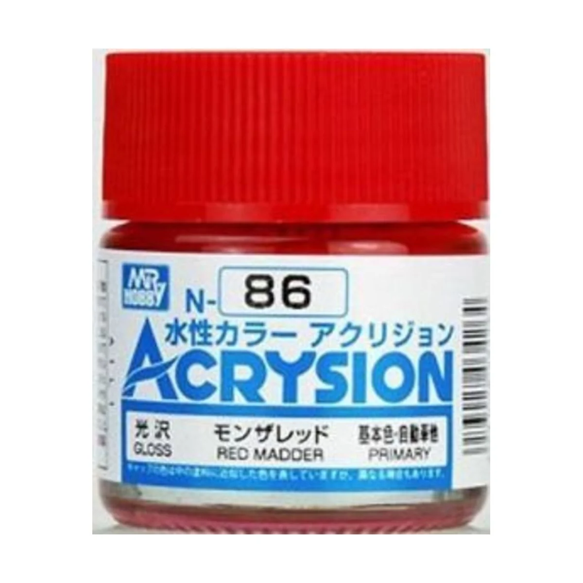 Mr Hobby -Gunze Acrysion (10 ml) Red Madder - Mr Hobby - Gunze N-086
