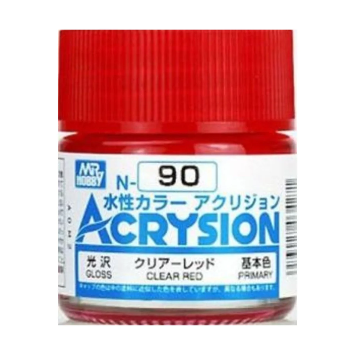 Mr Hobby -Gunze Acrysion (10 ml) Clear Red - Mr Hobby - Gunze N-090