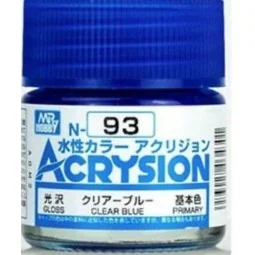 Mr Hobby -Gunze Acrysion (10 ml) Clear Blue - Mr Hobby - Gunze N-093