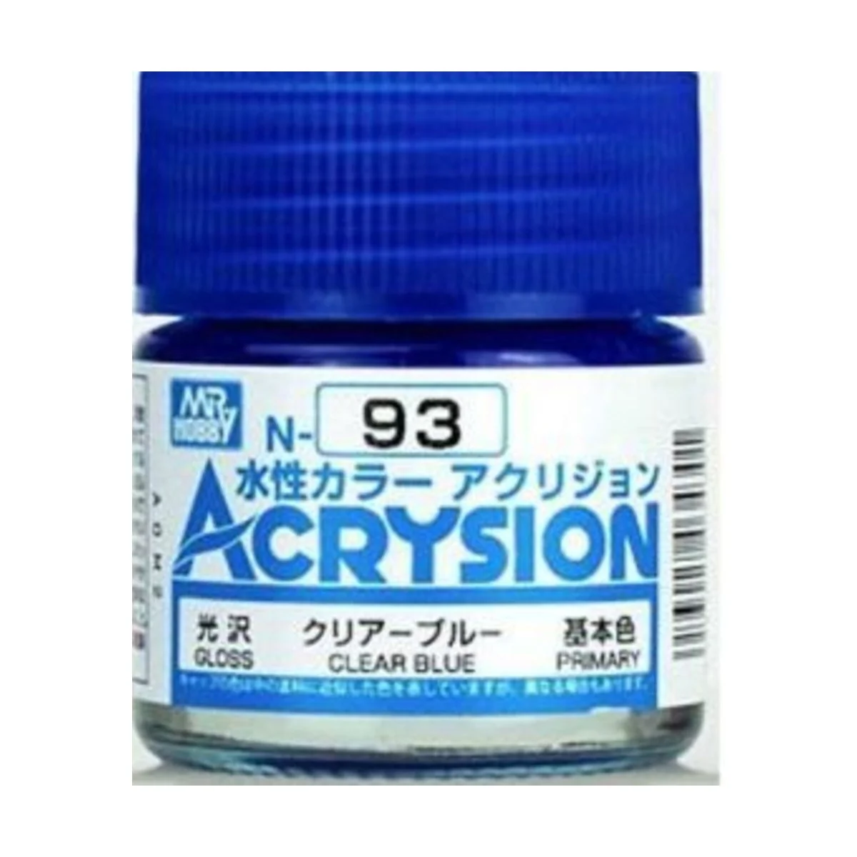 Mr Hobby -Gunze Acrysion (10 ml) Clear Blue - Mr Hobby - Gunze N-093
