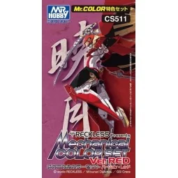 Mr Hobby -Gunze Mechanical Color Set Ver. Red (3 x 10ml) - Mr Hobby...