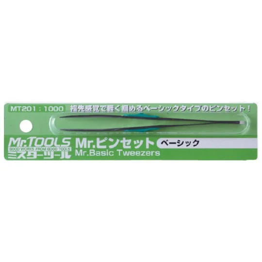 Mr Hobby -Gunze Mr. Basic Tweezers - Mr Hobby - Gunze MT-201