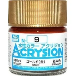 Mr Hobby -Gunze Acrysion (10 ml) Gold - Mr Hobby - Gunze N-009