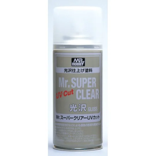 Mr Hobby -Gunze Mr. Super Clear UV Cut Gloss Spray (170 ml) - Mr Ho...