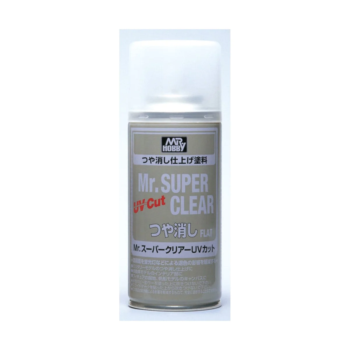 Mr Hobby -Gunze Mr. Super Clear UV Cut Flat Spray (170 ml) - Mr Hob...