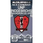 Mr Hobby -Gunze Ace Combat UNF Ridgebacks Squadron Colors - Mr Hobb...