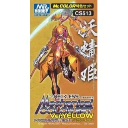 Mr Hobby -Gunze Mechanical Color Set Ver. Yellow (10 ml x 3) - Mr H...