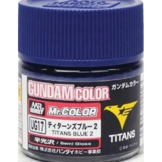 Mr Hobby -Gunze Gundam Color (10ml) Titans Blue 2 - Mr Hobby - Gunz...