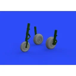 Me 262 wheels for Airfix, 1/72 - Eduard Accessories 672159