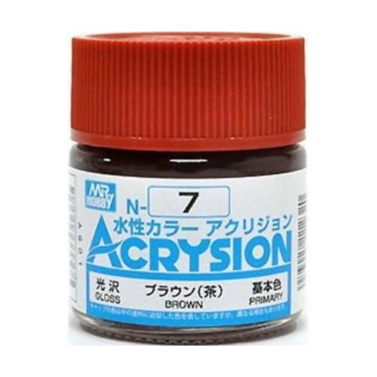 Mr Hobby -Gunze Acrysion (10 ml) Brown - Mr Hobby - Gunze N-007